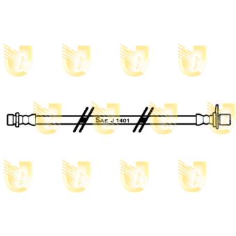 Flexible de frein arrière droit UNIGOM OEM 9008094067