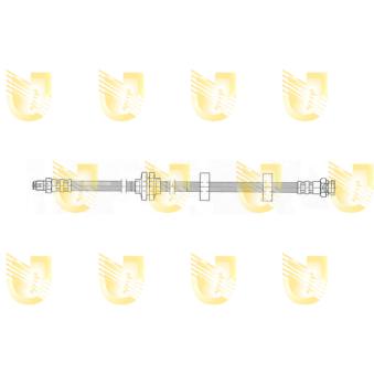 Flexible de frein UNIGOM 377671 pour MINI MINI 1.2 - 73cv