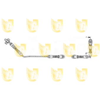 Flexible de frein arrière gauche UNIGOM OEM 34301165765 Flexible de frein arrière gauche UNIGOM OEM 34301165765