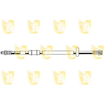 Flexible de frein UNIGOM 378111 pour LANCIA YPSILON 1.2 - 60cv