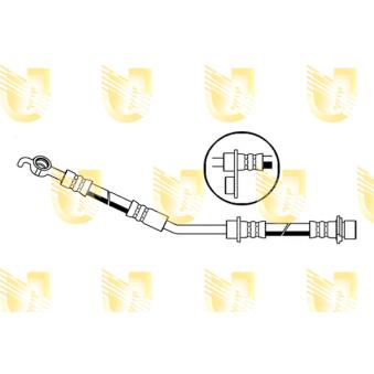 Flexible de frein avant gauche UNIGOM [378403]