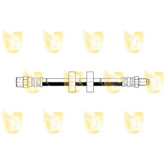 Flexible de frein UNIGOM 379760 pour CITROEN C-ELYSEE 2.0 quattro - 115cv