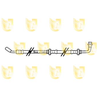 Flexible de frein avant gauche UNIGOM OEM 5155085C00