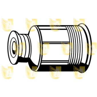 Butée élastique, suspension UNIGOM 390082 pour OPEL CAMPO 2.0 - 110cv