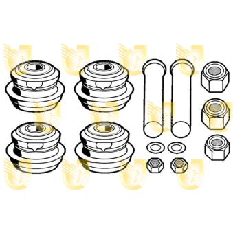 Kit de remise en état, bras de liaison UNIGOM OEM A1243300675