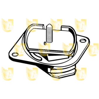 Support moteur avant gauche UNIGOM [395085]