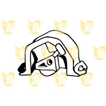 Support moteur UNIGOM 396060 pour CITROEN JUMPY 1.5 TD - 67cv