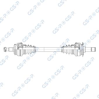 Arbre de transmission GSP [235126]