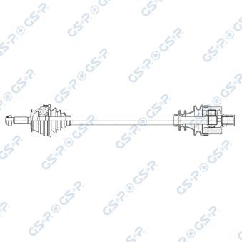 Arbre de transmission GSP [250310]