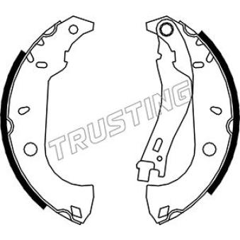Jeu de mâchoires de frein TRUSTING OEM 77362298
