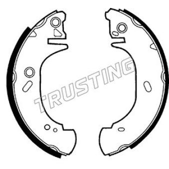 Jeu de mâchoires de frein TRUSTING OEM 94VX2200BB