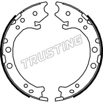Jeu de mâchoires de frein, frein de stationnement TRUSTING OEM 43154SFEJ02
