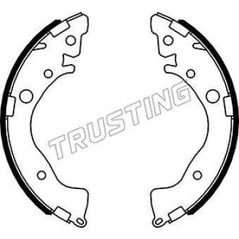 Jeu de mâchoires de frein TRUSTING OEM 43153SNAA02