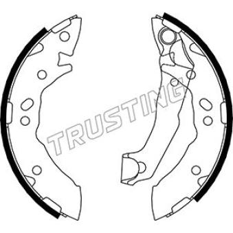 Jeu de mâchoires de frein TRUSTING OEM 5830502A00