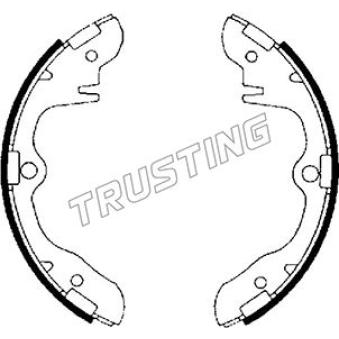 Jeu de mâchoires de frein TRUSTING [049.109]