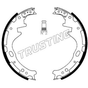 Jeu de mâchoires de frein TRUSTING OEM 4406031G25