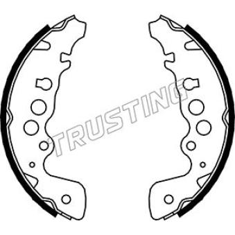 Jeu de mâchoires de frein TRUSTING OEM 5320065D010