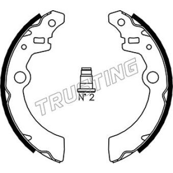 Jeu de mâchoires de frein TRUSTING OEM 5320076G51