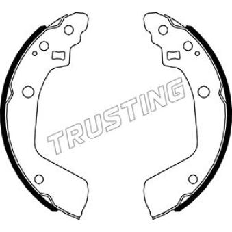 Jeu de mâchoires de frein TRUSTING OEM 5320063J01