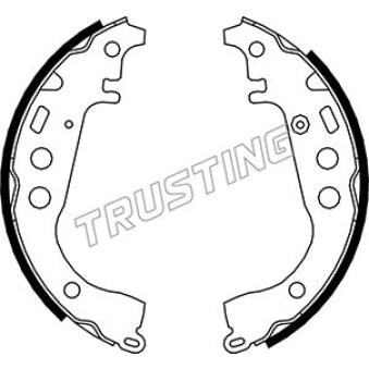 Jeu de mâchoires de frein TRUSTING OEM 044950D070