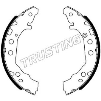 Jeu de mâchoires de frein TRUSTING OEM 04495B2400