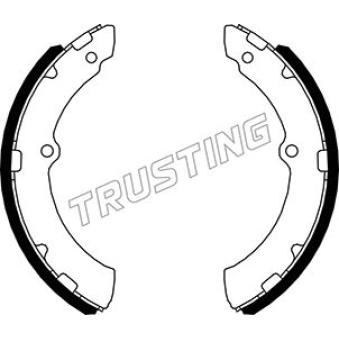 Jeu de mâchoires de frein TRUSTING [115.336]