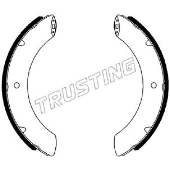 Jeu de mâchoires de frein TRUSTING [115.337]