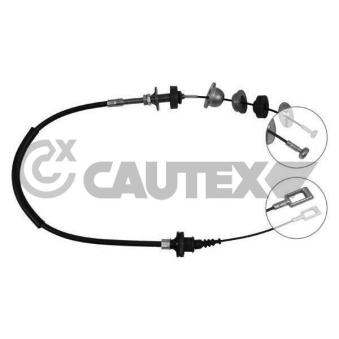 Tirette à câble, commande d'embrayage CAUTEX OEM 1318446080