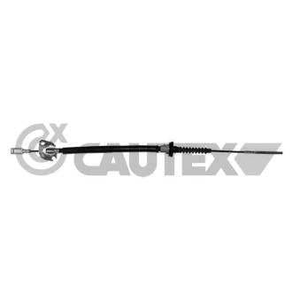 Tirette à câble, commande d'embrayage CAUTEX OEM 7680262
