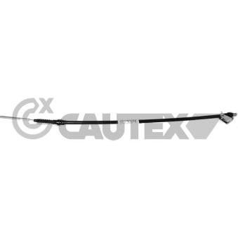 Tirette à câble, commande d'embrayage CAUTEX [023143]