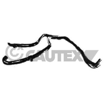 Tuyau, échangeur de chaleur (chauffage) CAUTEX [026007]