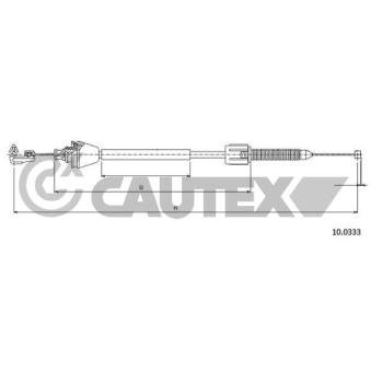 Câble d'accélération CAUTEX OEM 7700825601 Câble d'accélération CAUTEX OEM 7700825601