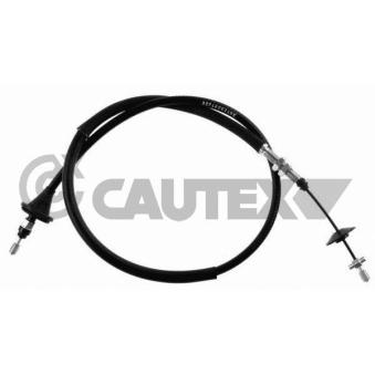 Tirette à câble, commande d'embrayage CAUTEX [028308]