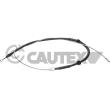 CAUTEX 028481 - Tirette à câble, frein de stationnement