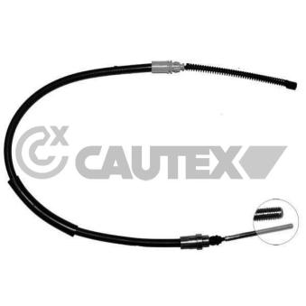 Tirette à câble, frein de stationnement CAUTEX OEM 4745R1