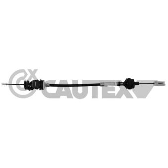Tirette à câble, commande d'embrayage CAUTEX 038253