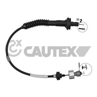 Tirette à câble, commande d'embrayage CAUTEX OEM 2150EE