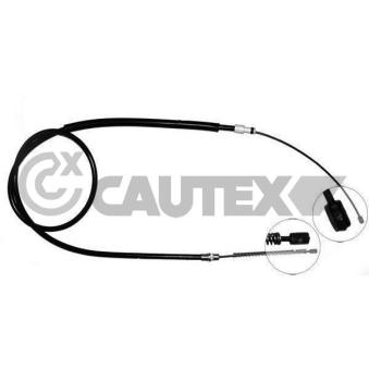 Tirette à câble, frein de stationnement CAUTEX 038472