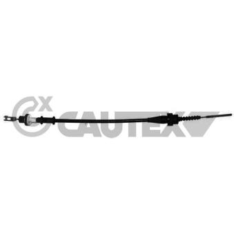 Tirette à câble, commande d'embrayage CAUTEX 069010