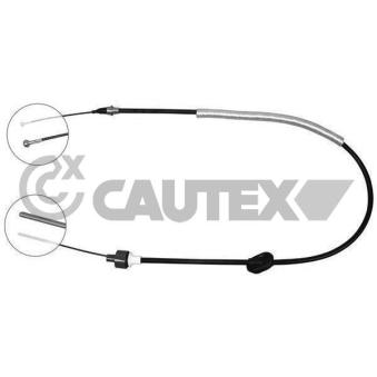 Tirette à câble, commande d'embrayage CAUTEX 088013