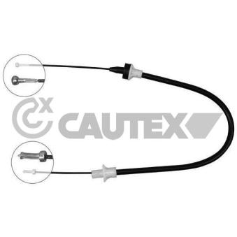 Tirette à câble, commande d'embrayage CAUTEX OEM 1038239 Tirette à câble, commande d'embrayage CAUTEX OEM 1038239