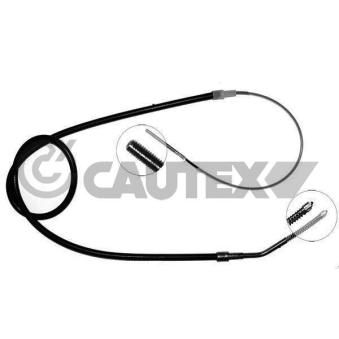 Tirette à câble, frein de stationnement CAUTEX 208000