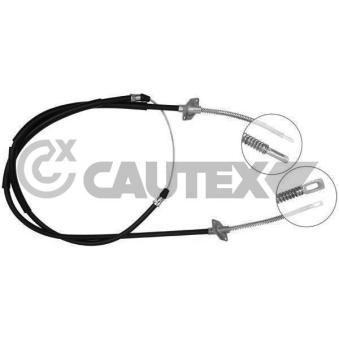 Tirette à câble, frein de stationnement CAUTEX OEM 21213508180