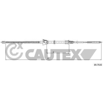 Tirette à câble, frein de stationnement CAUTEX OEM 6N0609721F
