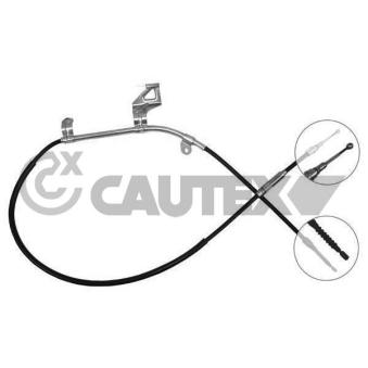 Tirette à câble, frein de stationnement CAUTEX OEM 3B0609722N