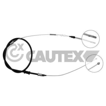 Tirette à câble, frein de stationnement CAUTEX [489006]
