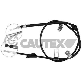 Tirette à câble, frein de stationnement CAUTEX 708082