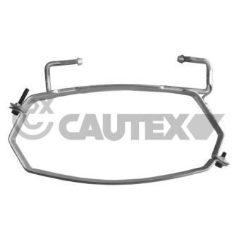 Bride métallique, échappement CAUTEX 750001