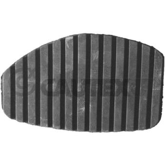 Revêtement de pédale, pédale d'embrayage CAUTEX 751115