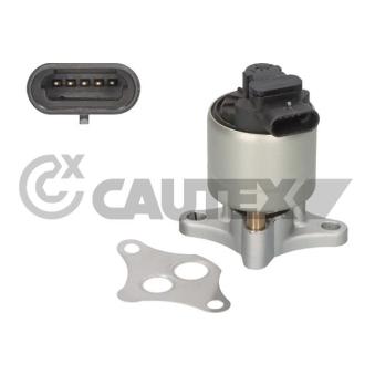 Vanne EGR, commande des gaz d'échappement CAUTEX 757582 Vanne EGR, commande des gaz d'échappement CAUTEX 757582